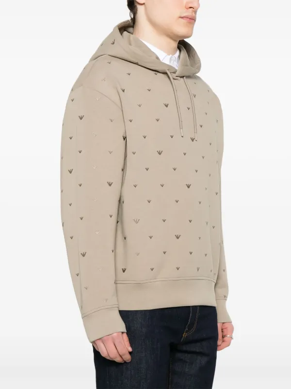 【EMPORIO ARMANI】 Men's String Hem Hoodie ★ Brown $_12.JPG?set_id=880000500F