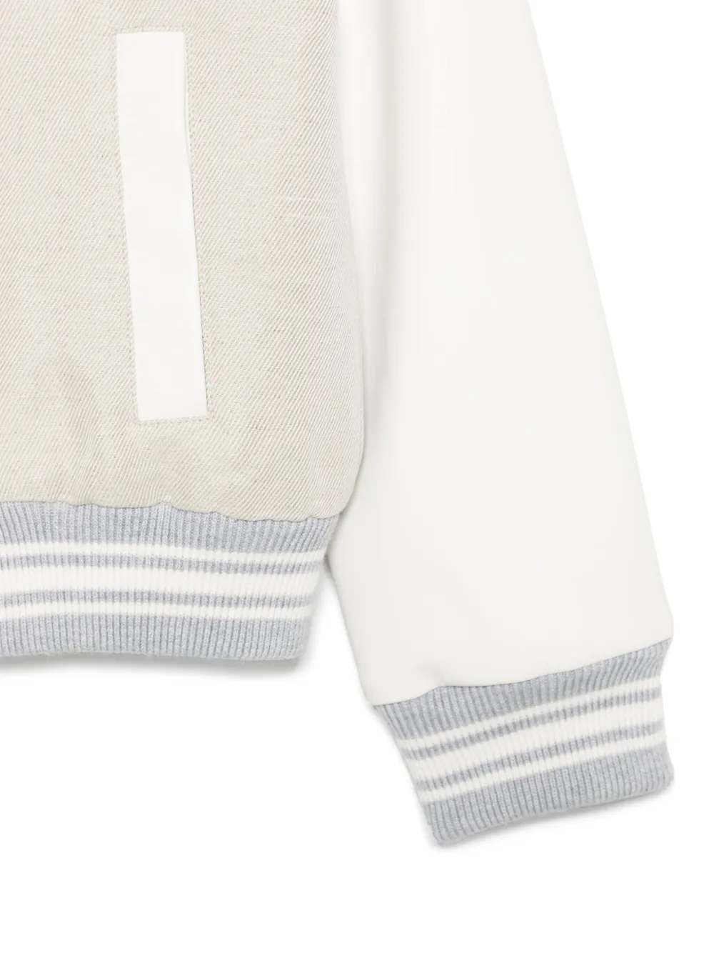 Eleventy Kids Bomberjack met capuchon Beige