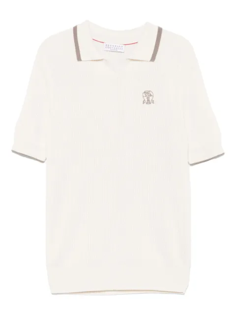 Brunello Cucinelli Kids ribbed T-shirt