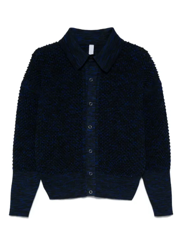 CFCL Lattice Knikat カーディガン | ブルー | FARFETCH JP