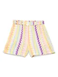 Missoni Kids zigzag-print shorts - Yellow