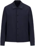 Harris Wharf London striped shirt jacket - Blue