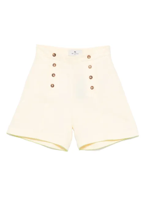 ETRO KIDS floral-jacquard shorts
