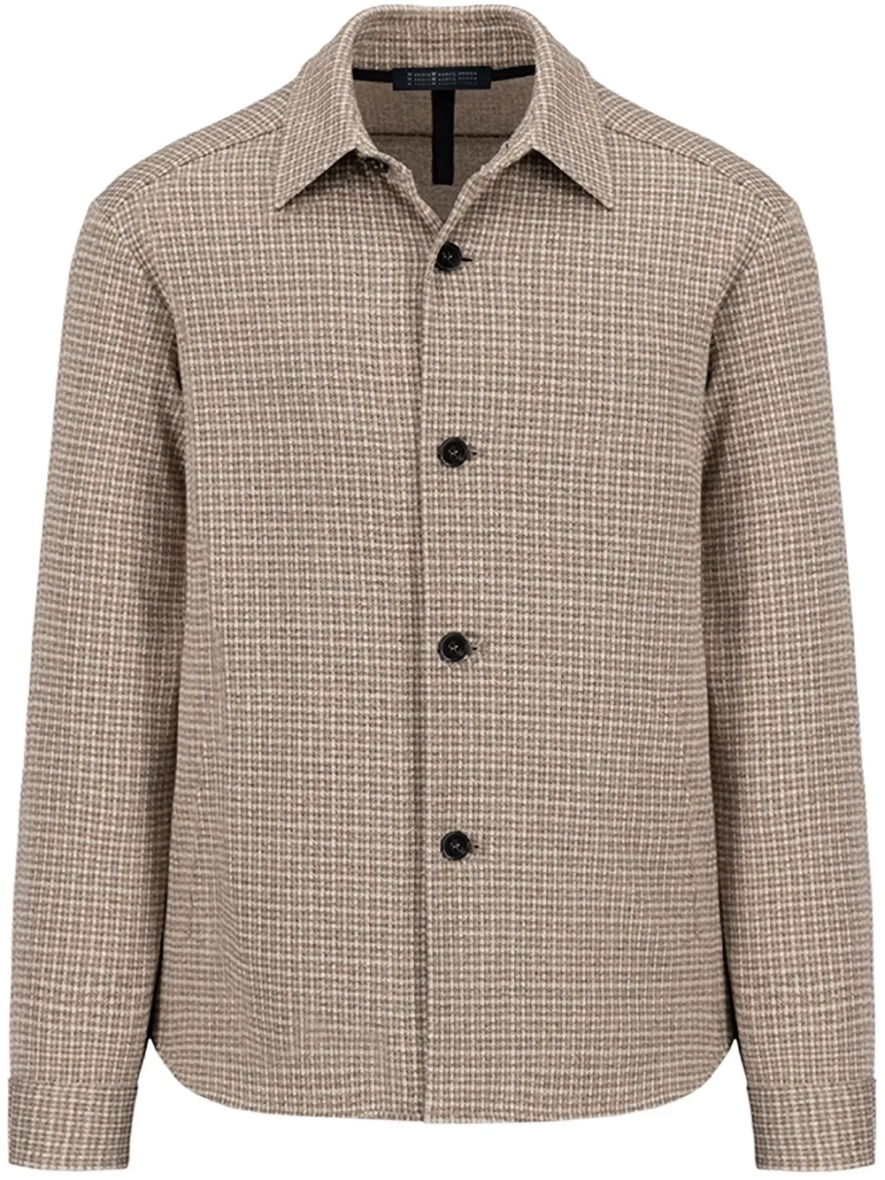 Harris Wharf London Geruit shirtjack Beige