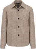 Harris Wharf London checked shirt jacket - Neutrals