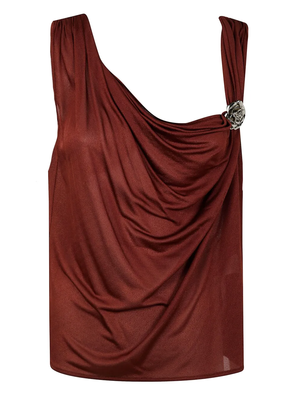 Blumarine brooch-detail top | Red | Image 1