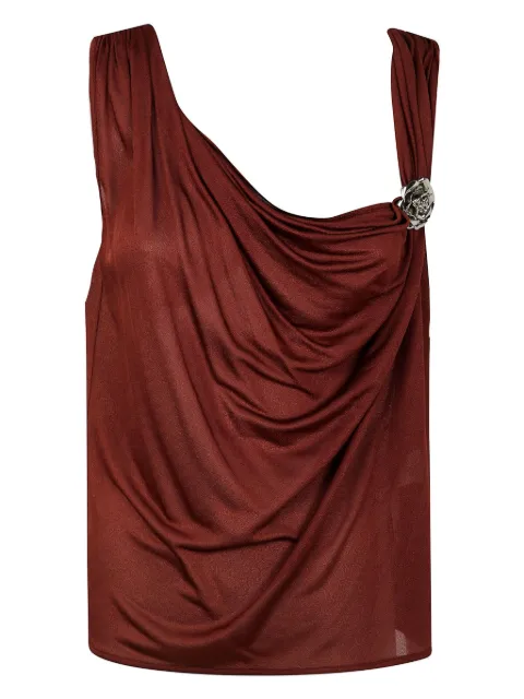 Blumarine top con detalle de broche
