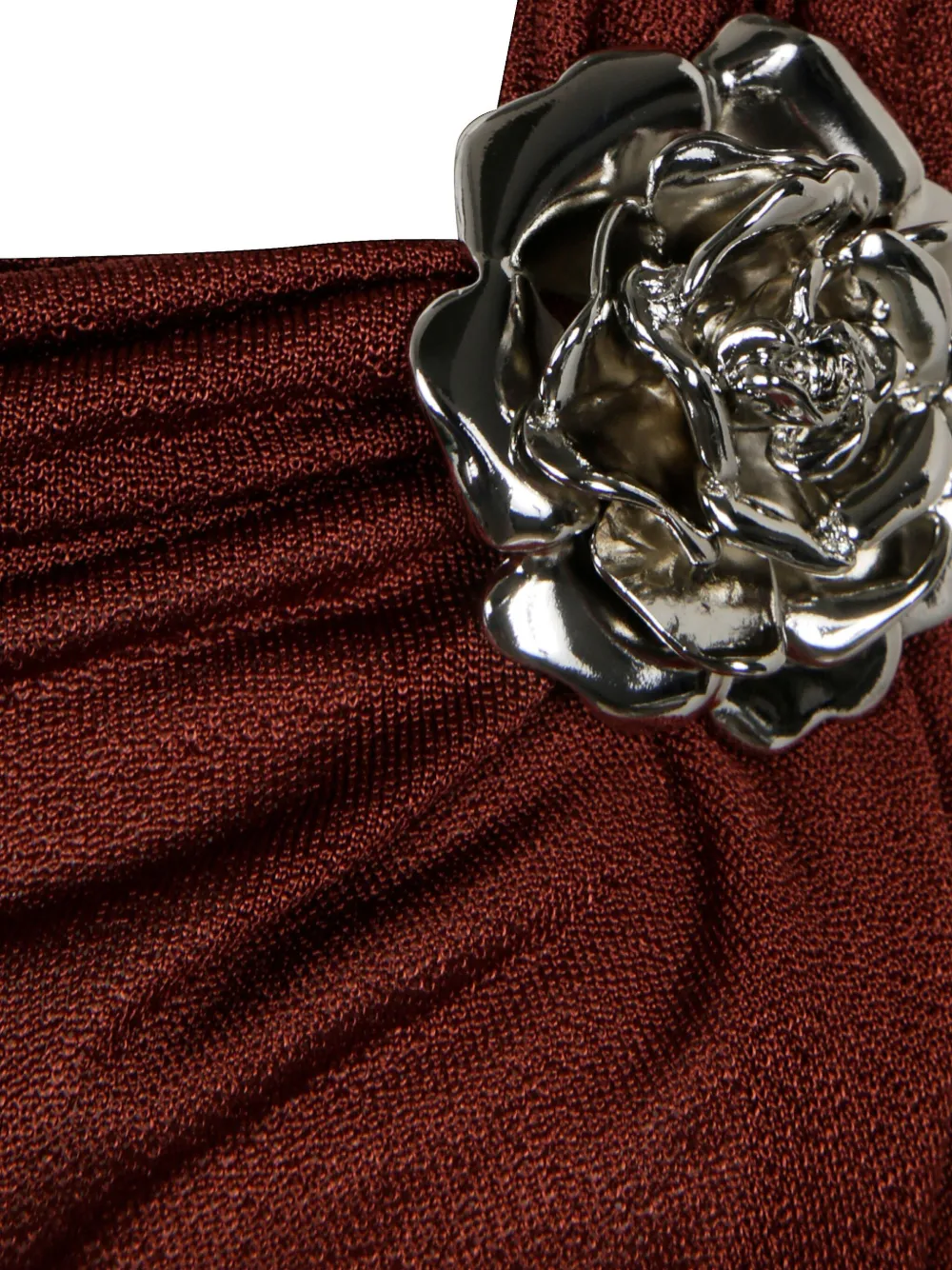 Blumarine Top met broche detail Rood