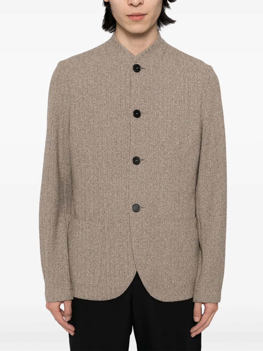 Harris Wharf London Nehru shirtjack Bruin