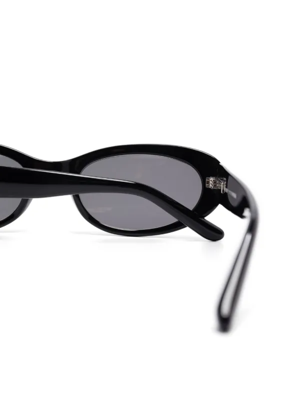 Chimi oval-frame Sunglasses | Black | FARFETCH RO