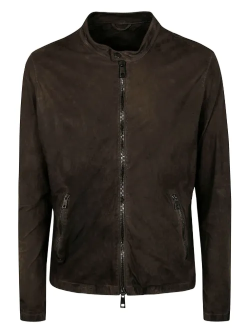 Veste de moto en cuir - Giorgio Brato - Modalova