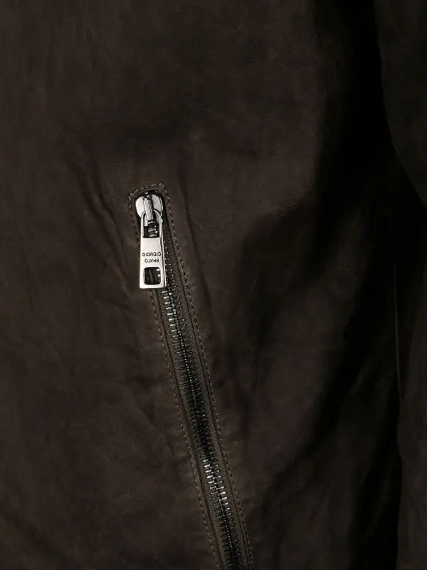 Giorgio Brato レザージャケット | ブラウン | FARFETCH JP