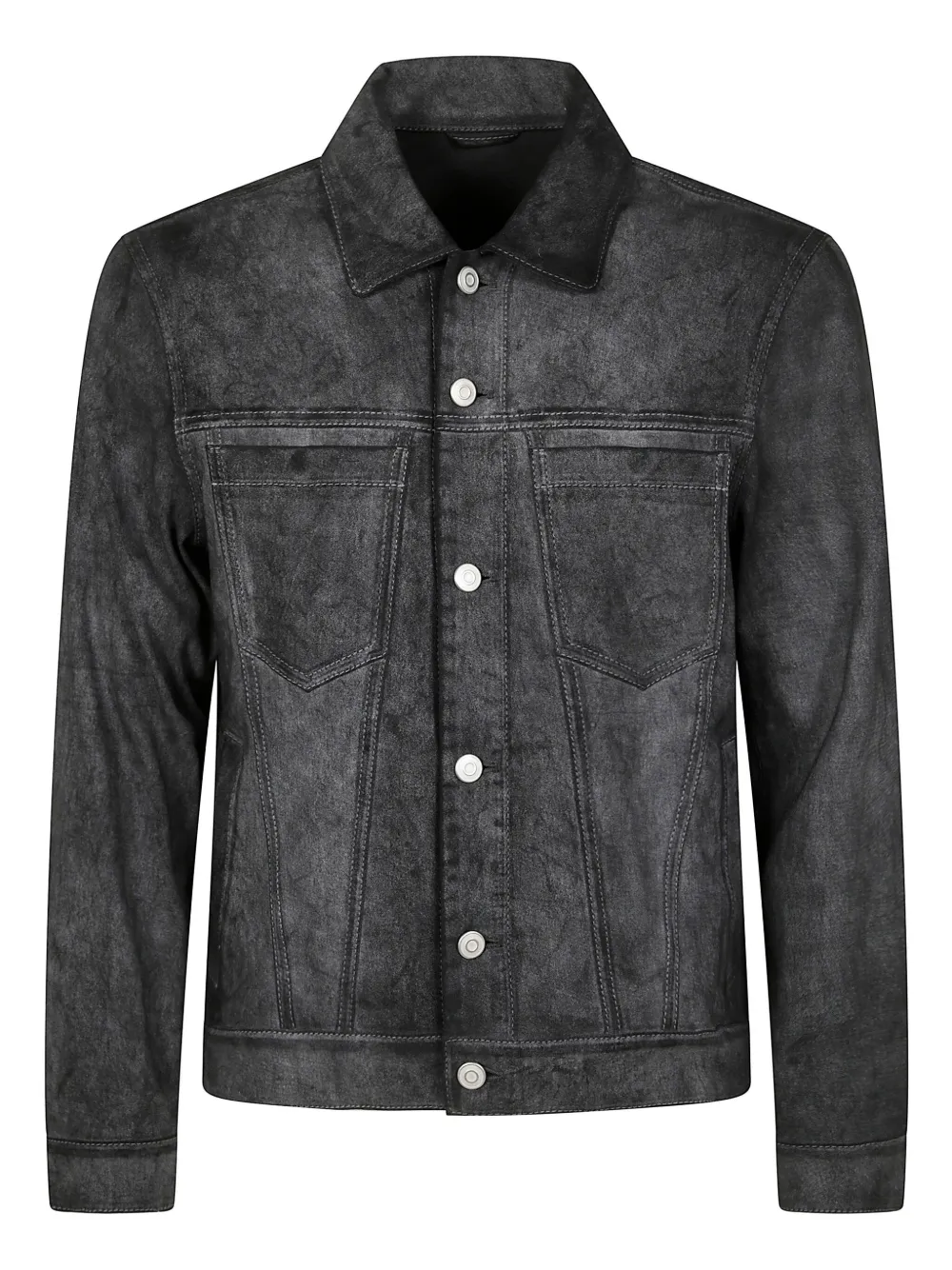 Giorgio Brato chamarra con botones | negro | Image 1