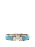 Hermès Pre-Owned 20th Century Narrow Enamel Clic Clac H Bracelet PM costume bracelet - Blue