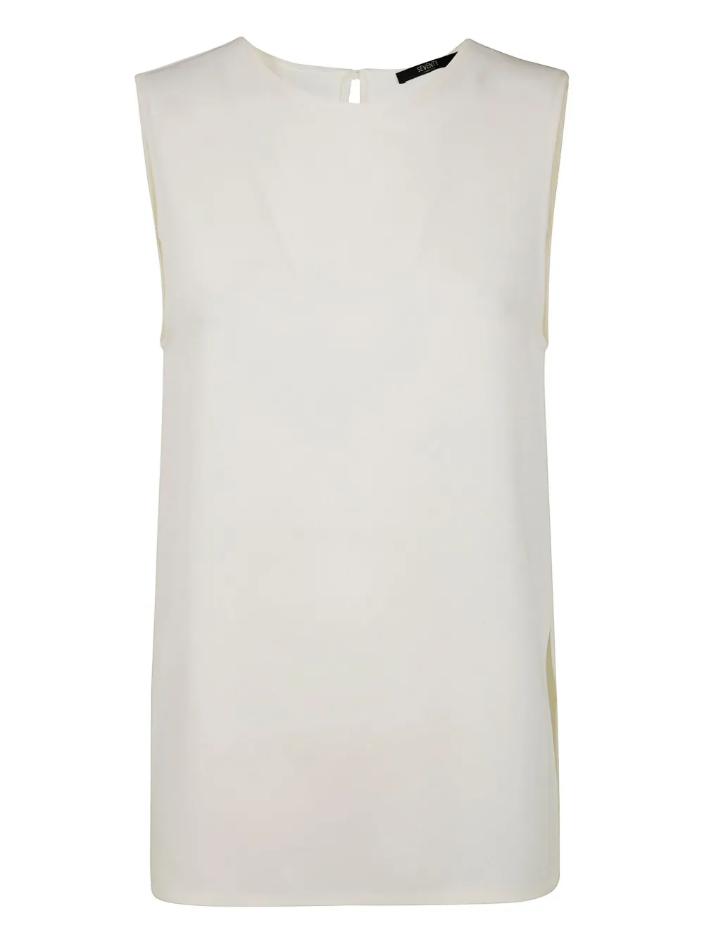 Seventy sleeveless top - Bianco