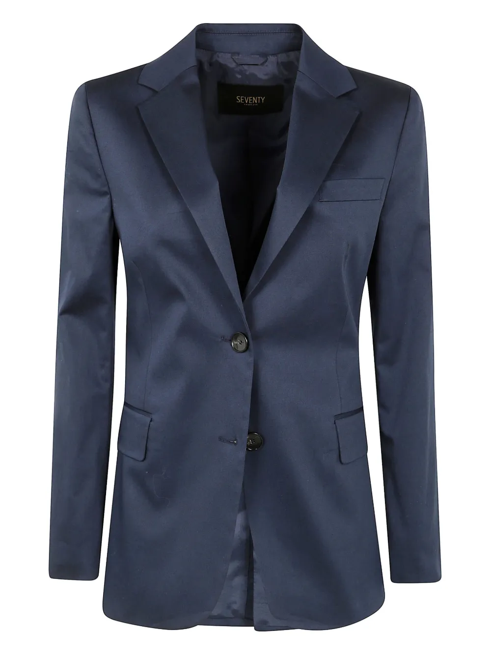 Seventy Blazer met enkele rij knopen Blauw