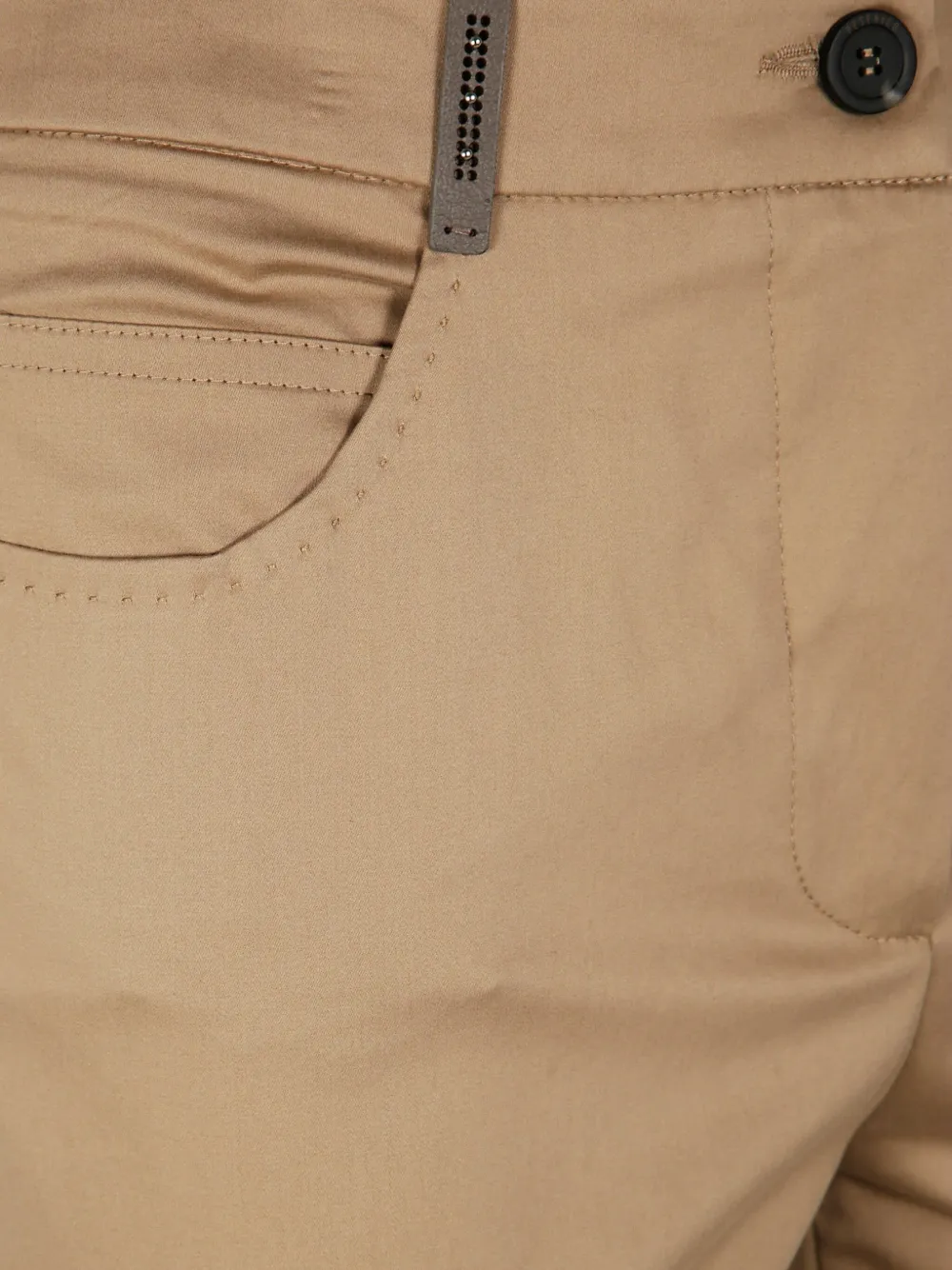 Peserico Broek met toelopende pijpen Beige