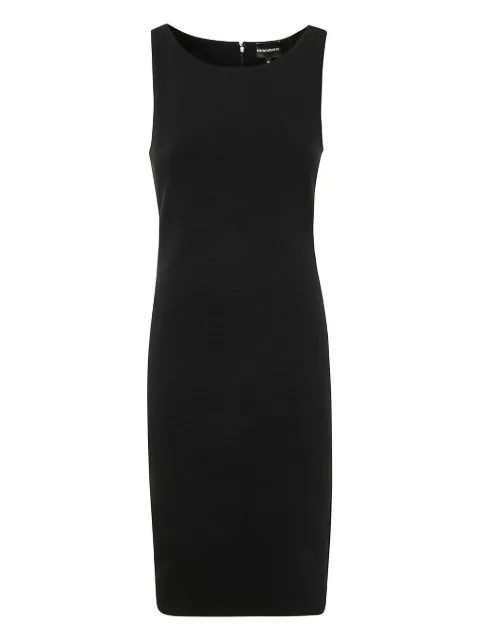 Emporio Armani Ottoman-jersey midi dress