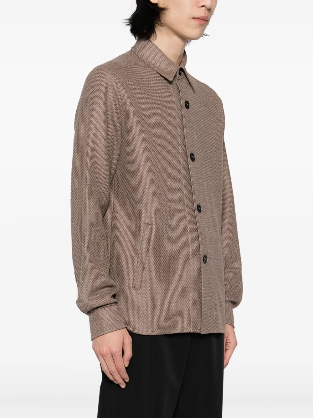 Harris Wharf London Button-up shirtjack Bruin