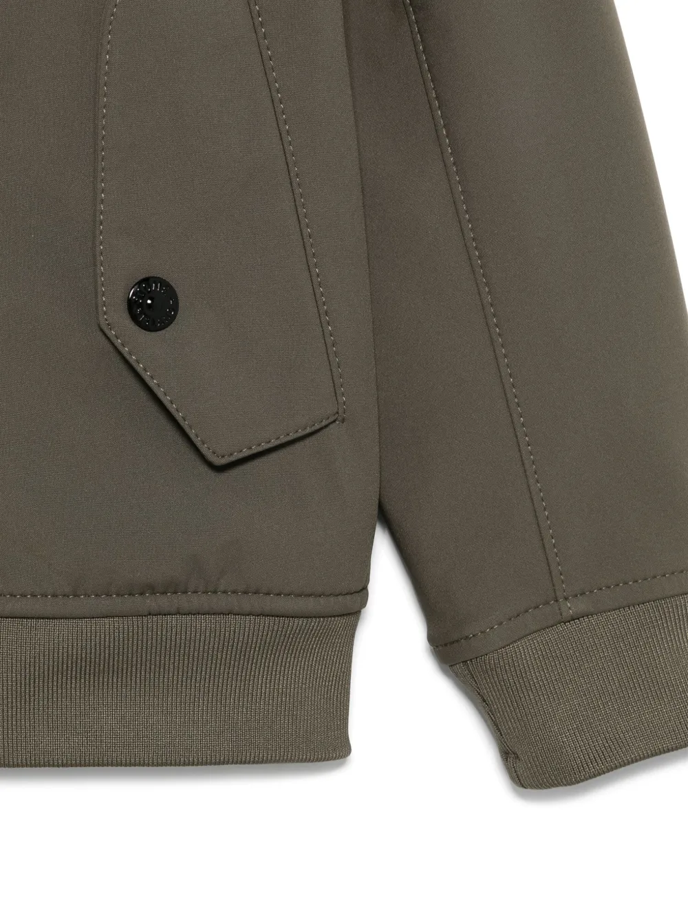 Stone Island Junior Jack met Compass-logopatch Groen