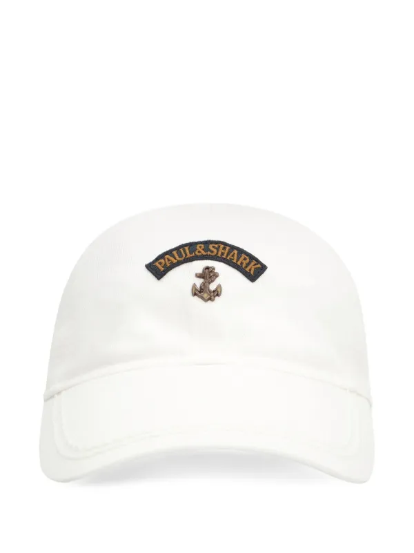 Paul Shark Embroidered Logo Cap White FARFETCH VN