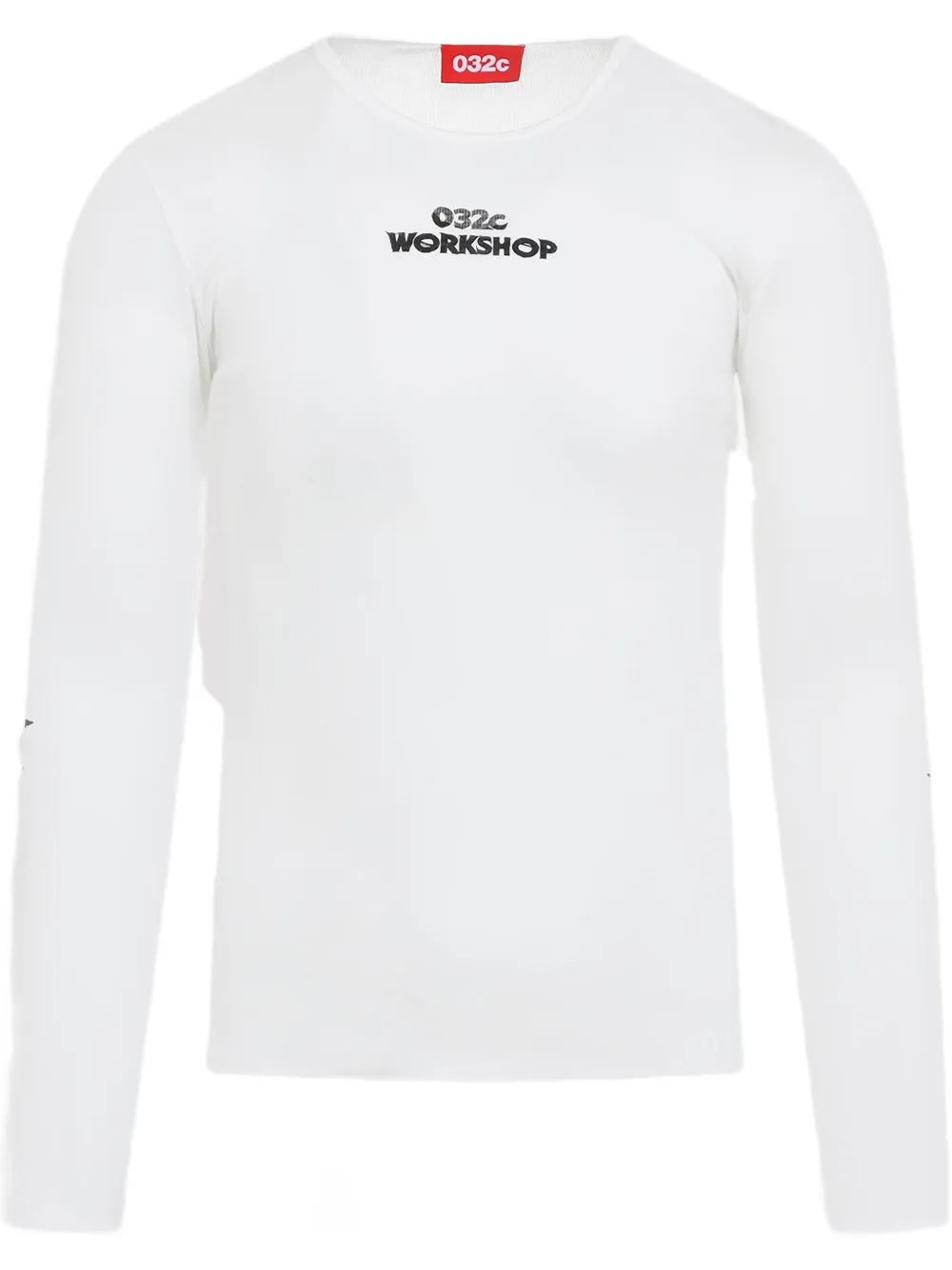 032c Sun Fine Long-sleeved T-shirt In 白色