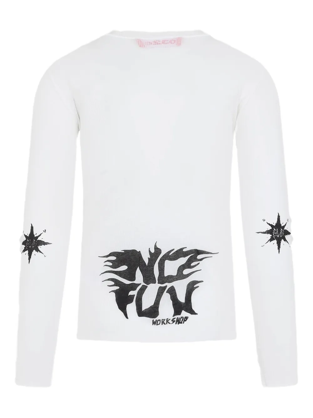032c T-shirt van biologisch katoen Wit
