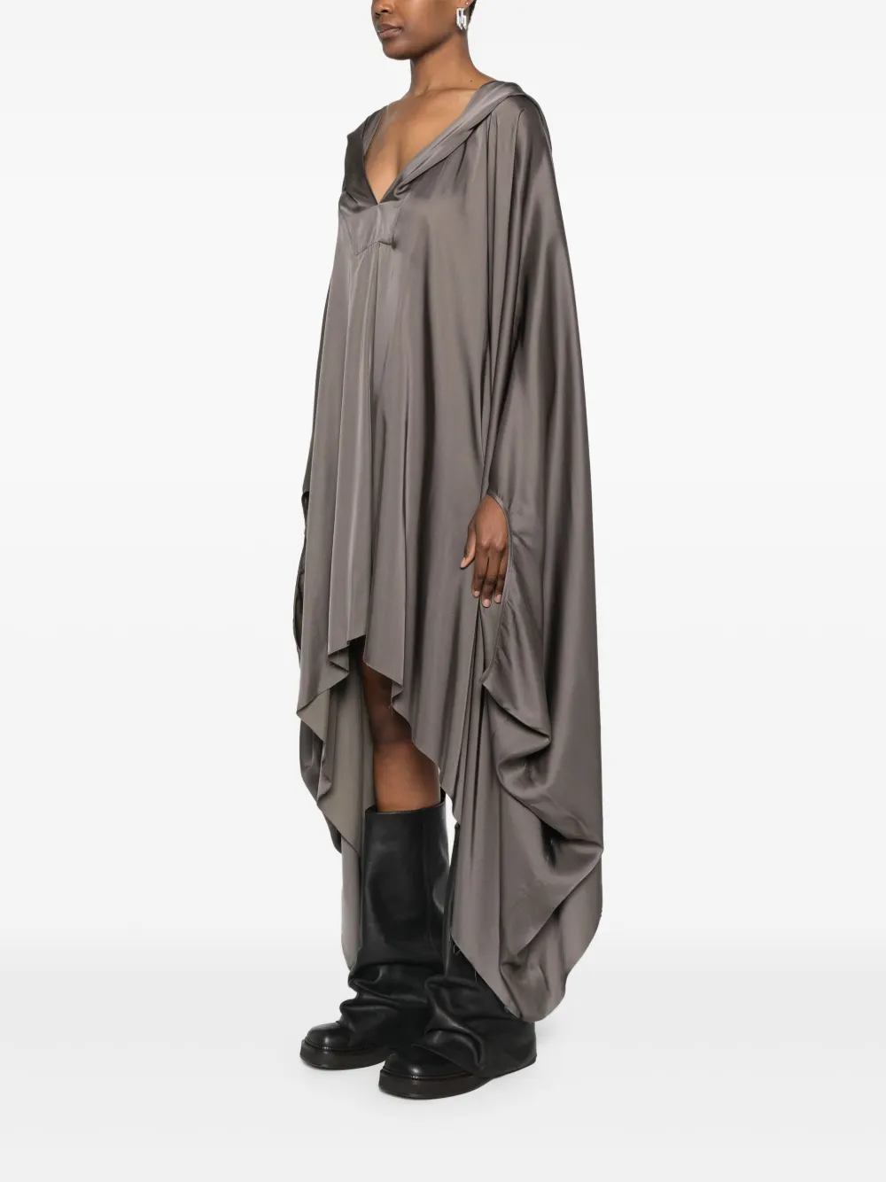 Rick Owens Tuniek met capuchon Grijs
