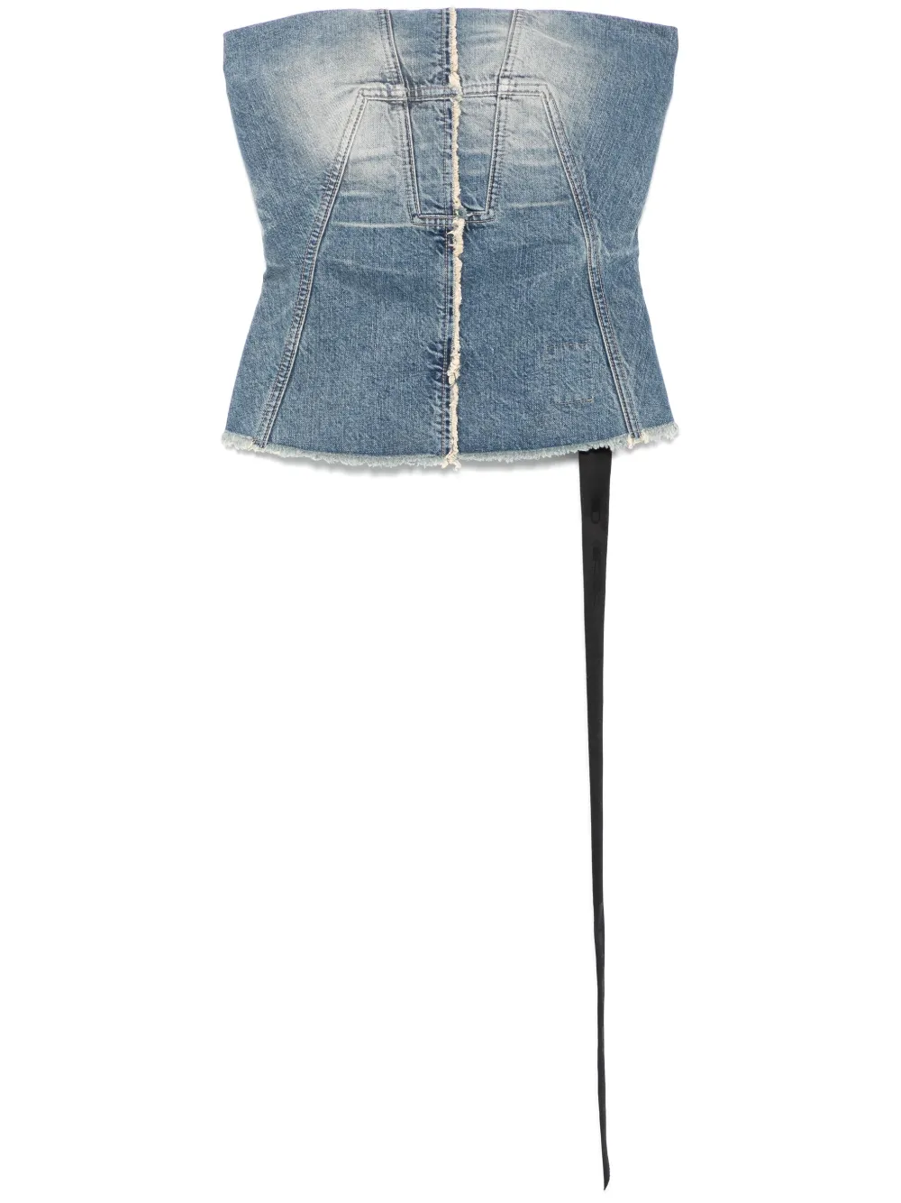 Rick Owens DRKSHDW top estilo bustier | azul | Image 1