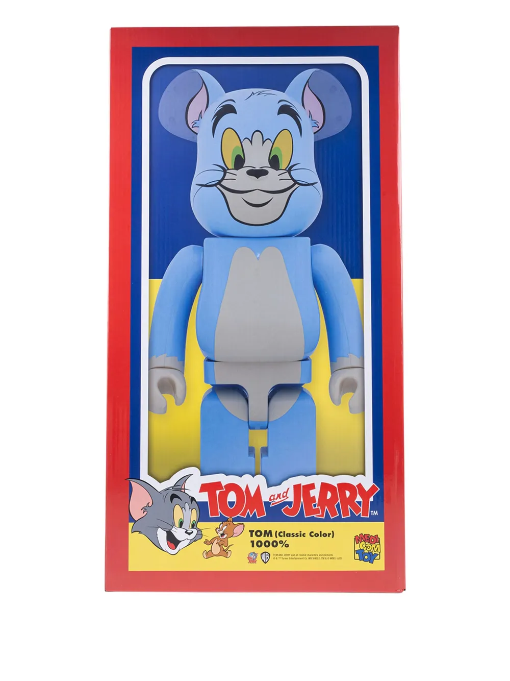 Medicom Toy X Tom And Jerry "tom" Be@rbrick 1000% Figure In 蓝色