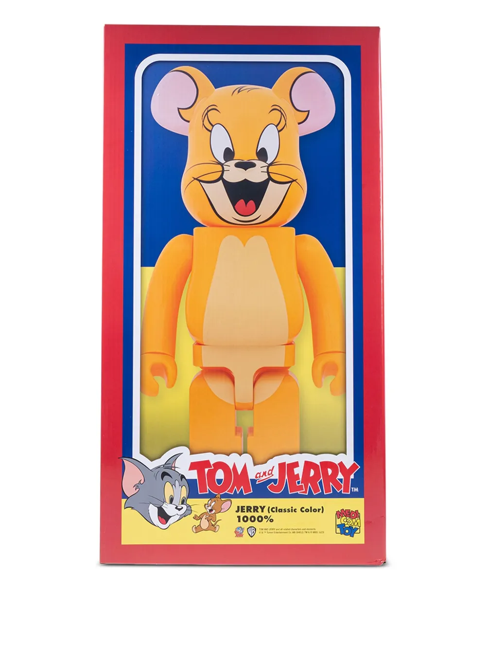 Medicom Toy X Tom And Jerry "jerry" Be@rbrick 1000% Figure In 黄色