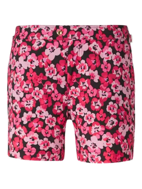 TOM FORD floral-print swim shorts