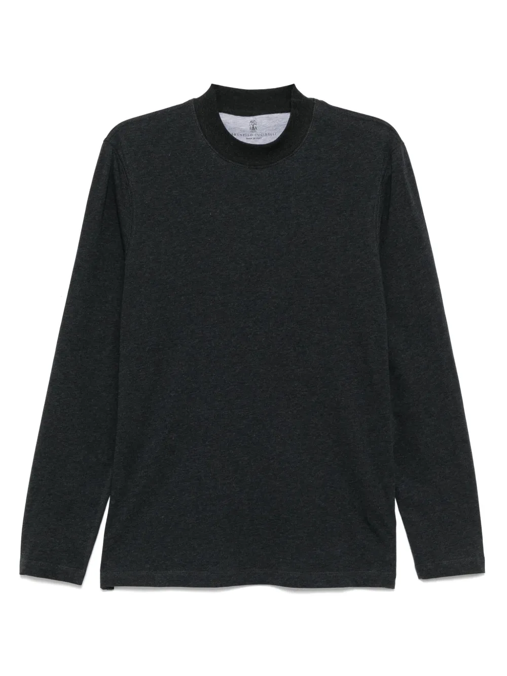 Brunello Cucinelli Klassisches Langarmshirt | Grau | Image 1