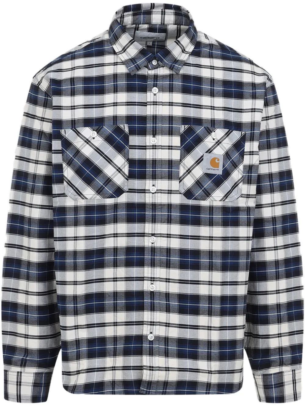 Carhartt WIP Tarbell shirt | Blue | Image 1