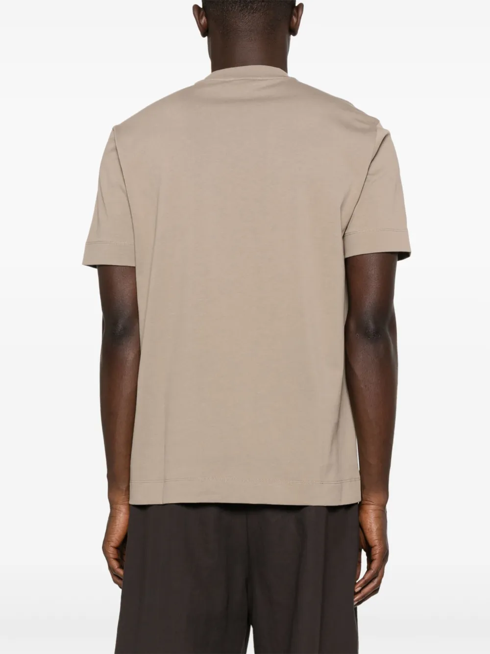 Emporio Armani T-shirt met geborduurd logo Groen
