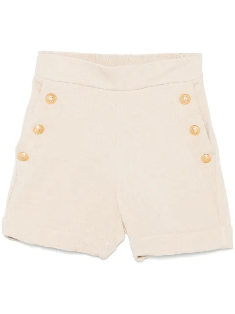 Balmain Kids lurex shorts
