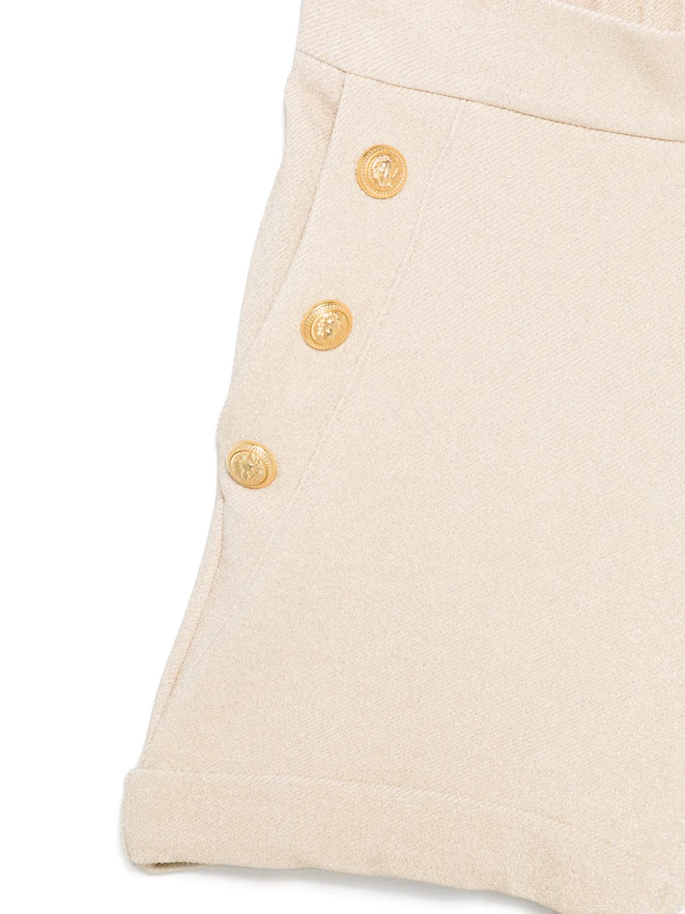 BALMAIN LUREX SHORTS