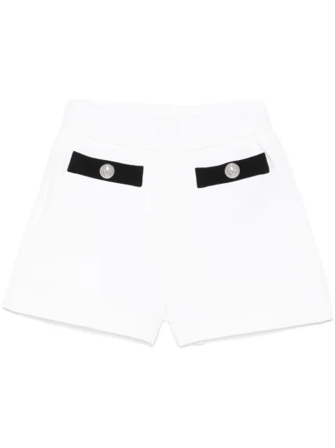 Balmain Kids faux-pockets shorts