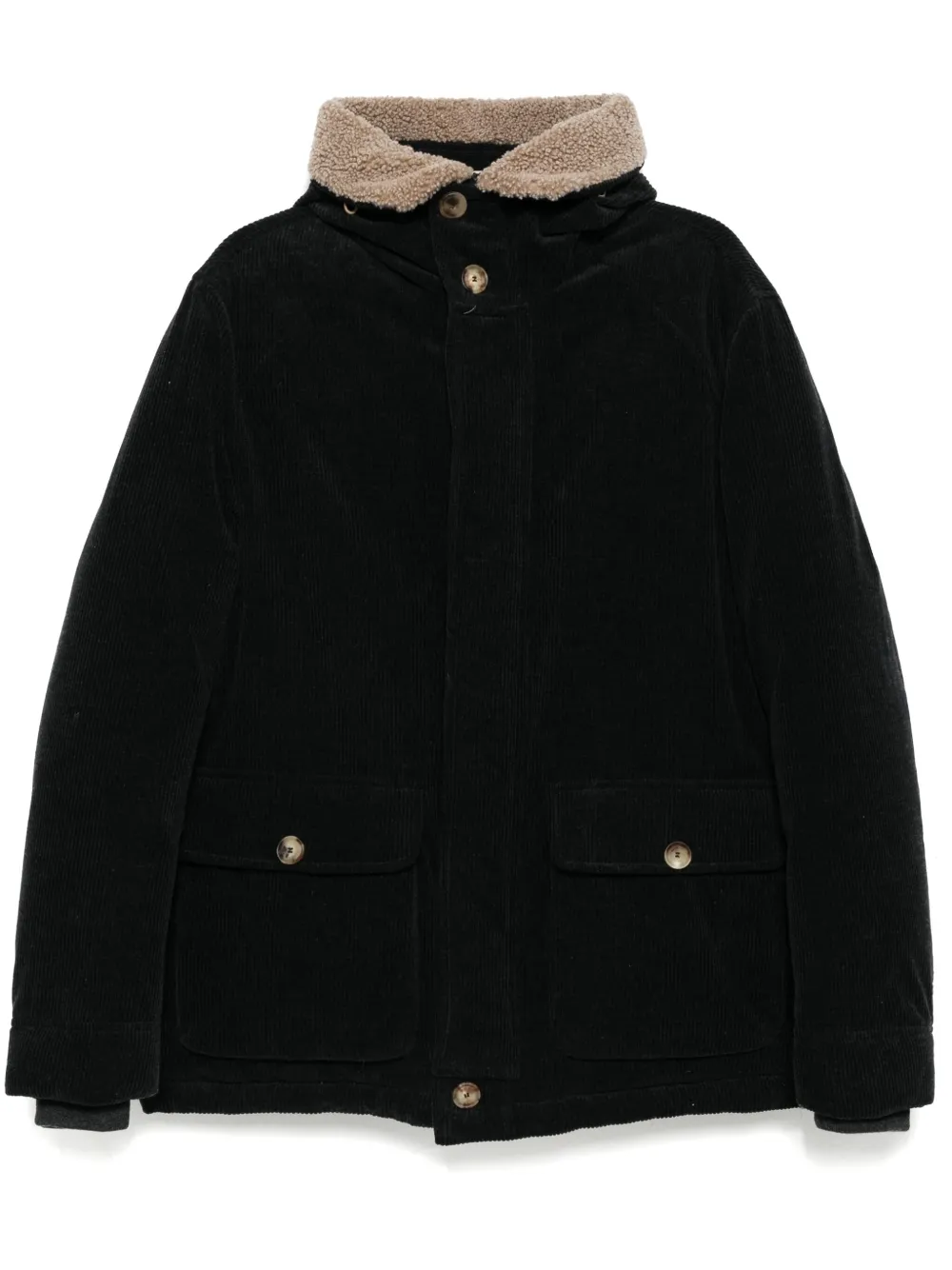 Brunello Cucinelli abrigo con botones | negro | Image 1