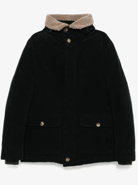 Brunello Cucinelli corduroy single breasted coat