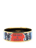 Hermès Pre-Owned 20th Century Wide Brides de Gala Shadow Enamel Bangle 65 costume bracelet - Red