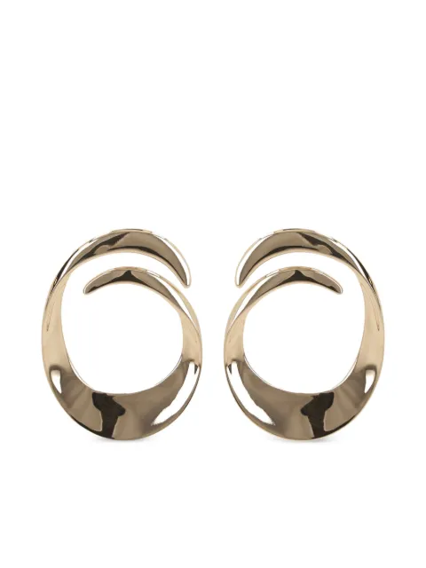 Self-Portrait Swirl earrings
