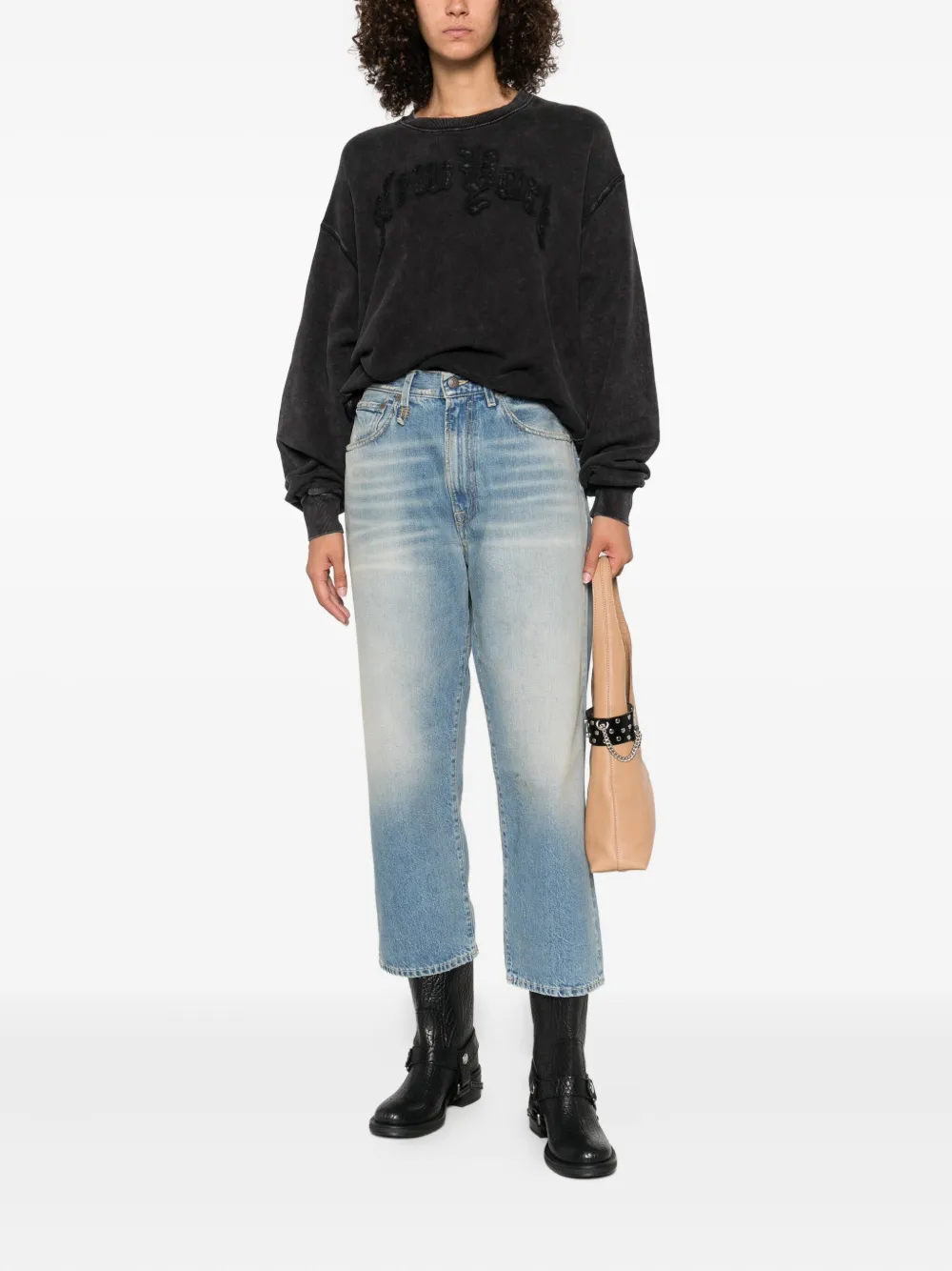 R13 X-Bf bootcut jeans Blauw