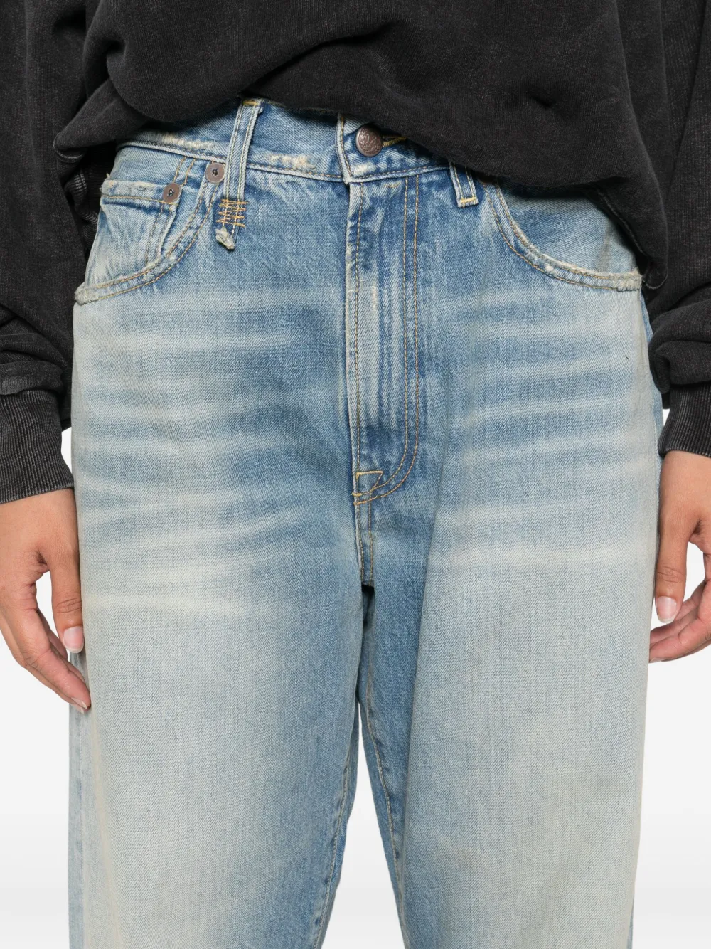 R13 X-Bf bootcut jeans Blauw