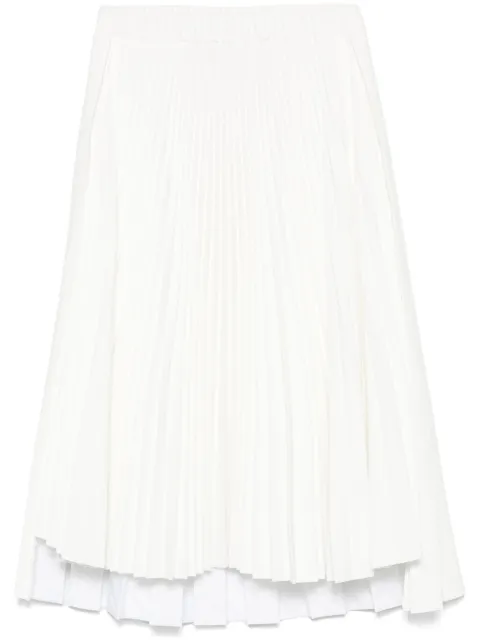 Plan C pleated midi skirt