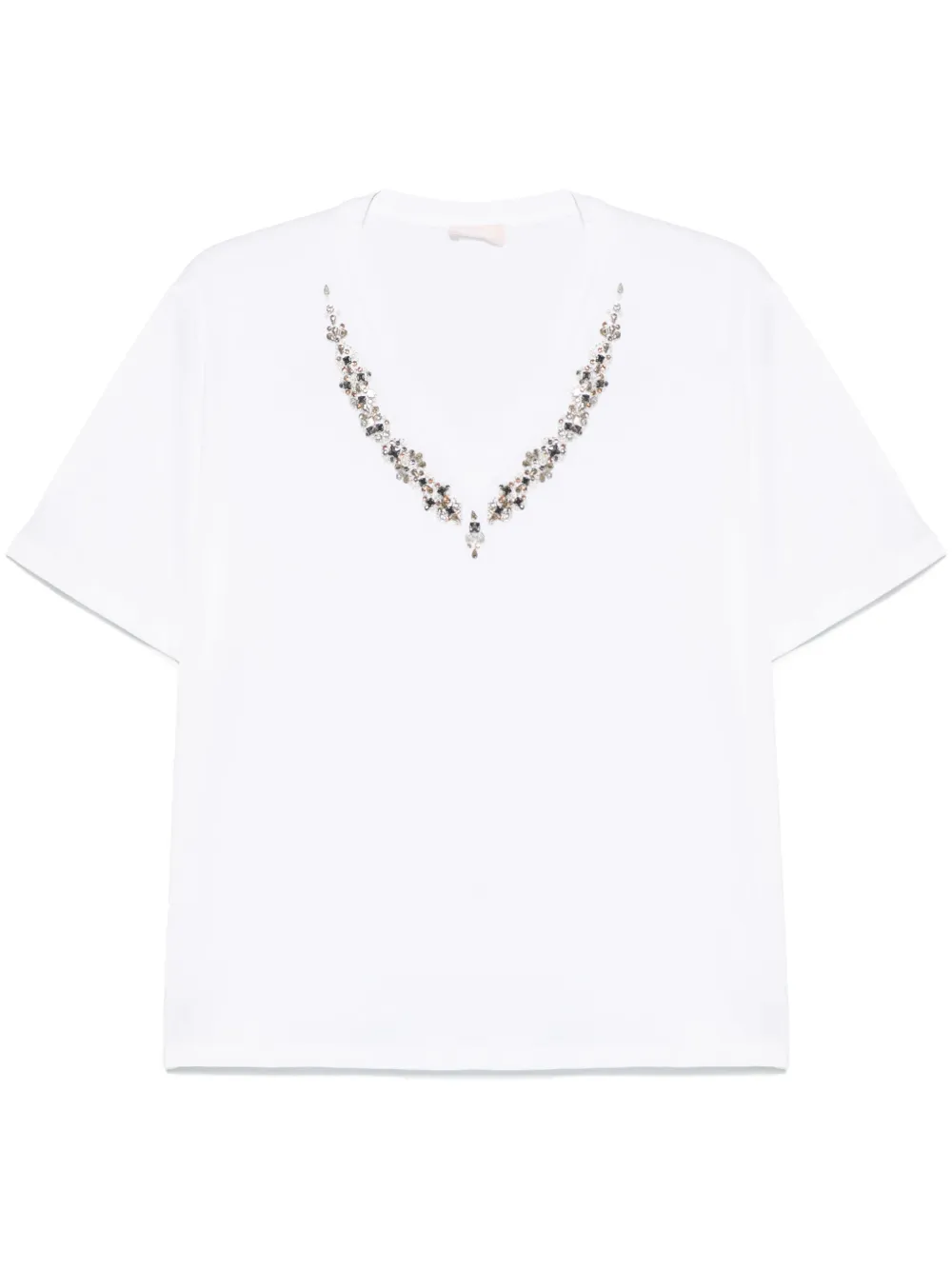 LIU JO crystal-embellished T-shirt | White | Image 1