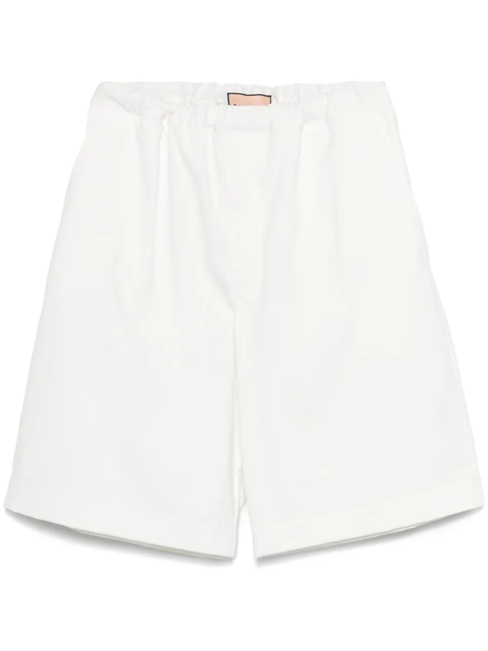 elastic-waist shorts