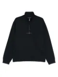 Emporio Armani textured sweatshirt - Blue