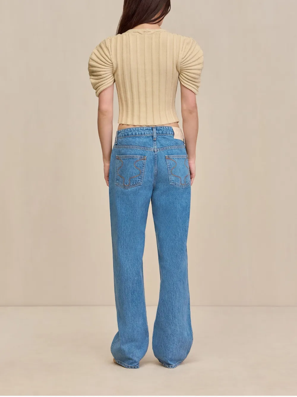 Cult Gaia Cillian top Beige
