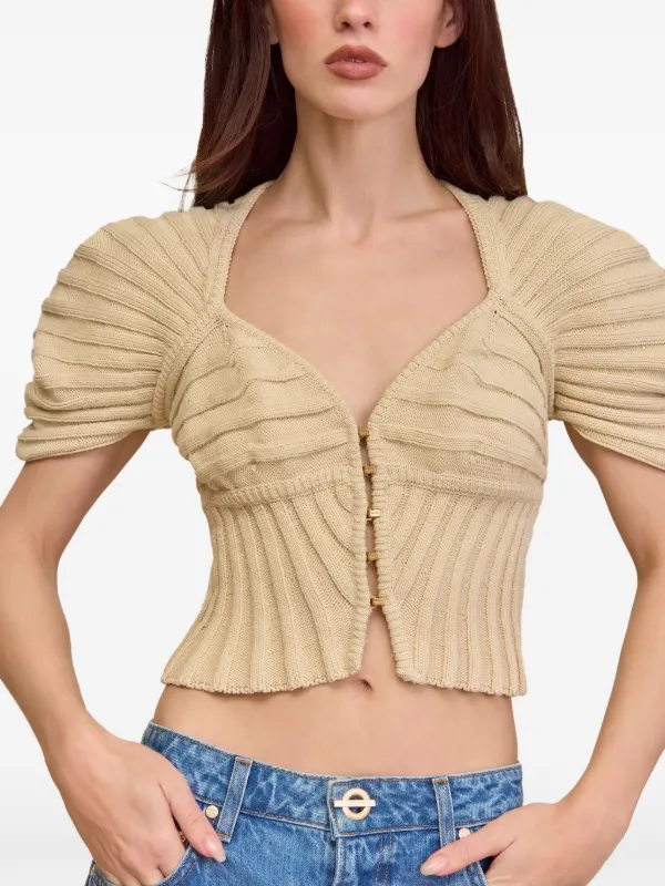 Cult Gaia Cillian トップ | ニュートラル | FARFETCH JP